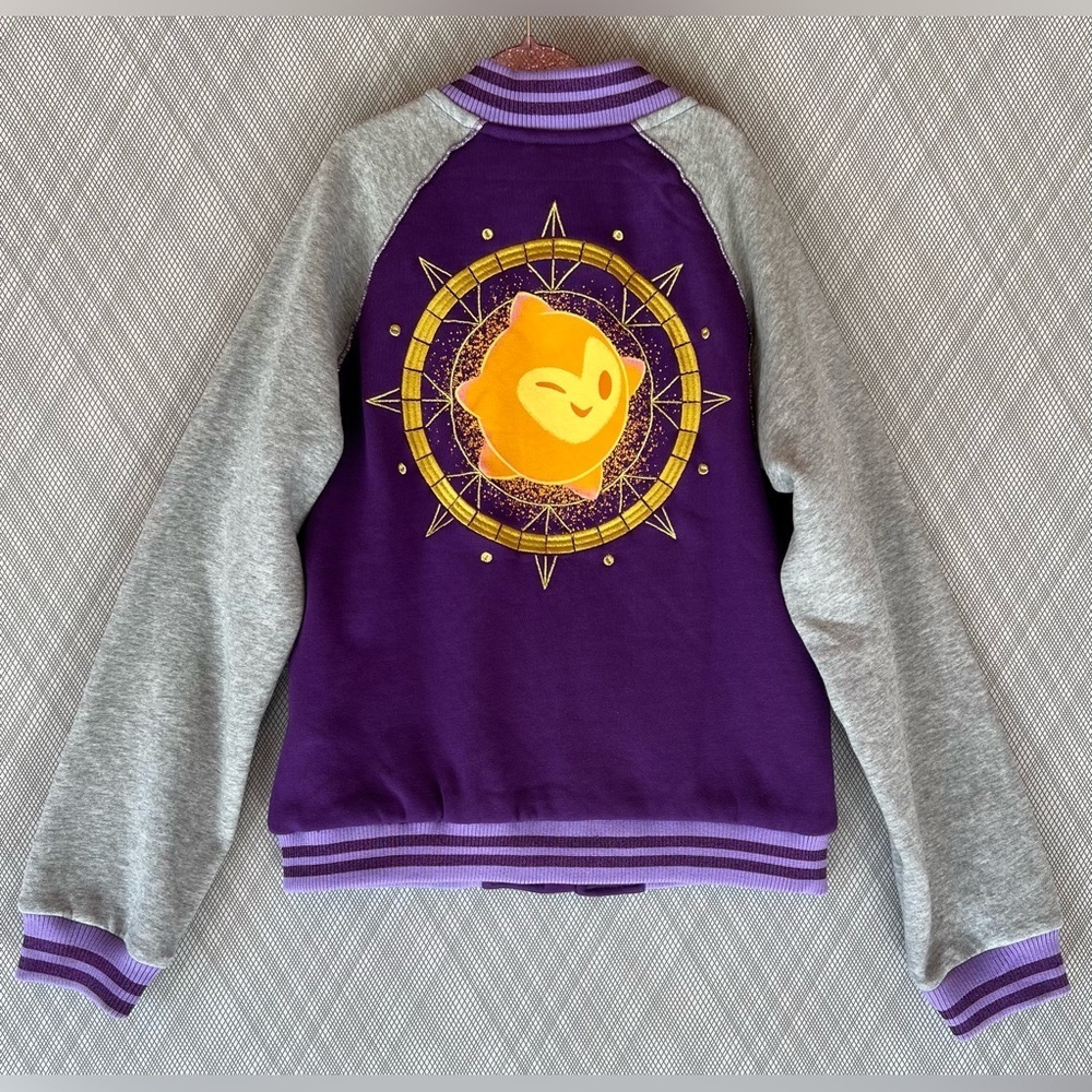Disney - Wish Asha Star Purple Varsity Jacket (Size 7/8) NWT - Picture 4 of 7